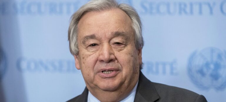 Ucrania: “No podemos aceptar ni siquiera la posibilidad de una confrontación tan desastrosa”, dice Guterres