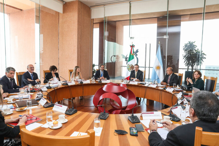 CAFIERO: «ARGENTINA Y MÉXICO SIEMPRE ALZAN LA VOZ DE LOS PAÍSES EMERGENTES»