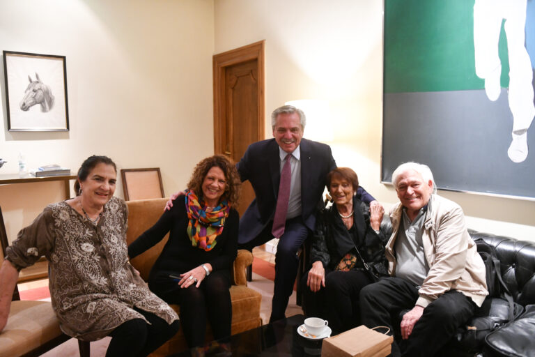 El Presidente compartió un encuentro con Taty Almeida