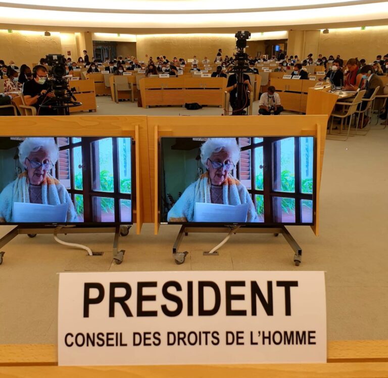CON LA PARTICIPACIÓN DE ESTELA CARLOTTO, EL CONSEJO DE DERECHOS HUMANOS DE LAS NACIONES UNIDAS CELEBRÓ SU SESIÓN NÚMERO 50