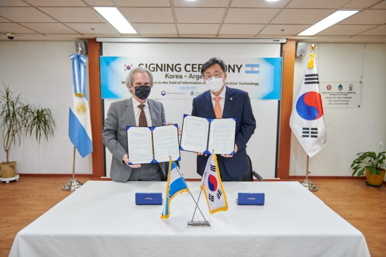 Argentina y Corea acuerdan cooperar en Tecnologías de la Información y el Conocimiento