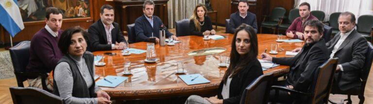 Sergio Massa se reunió en el Palacio de Hacienda con Royón, la nueva secretaria de Energía, Ferraresi y Raverta