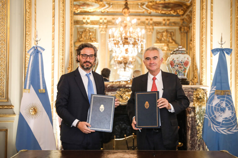 Cafiero y el titular de la CEPAL remarcaron la importancia que el nuevo período de sesiones del organismo se realice en Argentina luego de 59 años