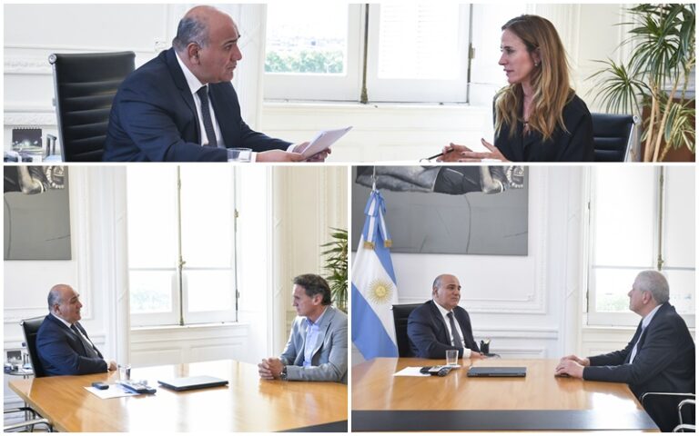 Juan Manzur repasó la implementación de acciones junto a tres ministros del Gabinete Nacional
