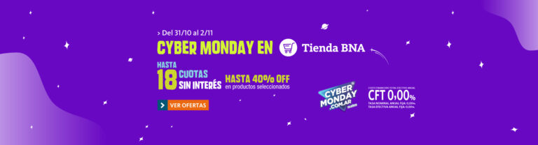 Tienda BNA se suma al Cyber Monday: Compra en hasta 18 cuotas sin interés productos de tecnología y electro para el hogar