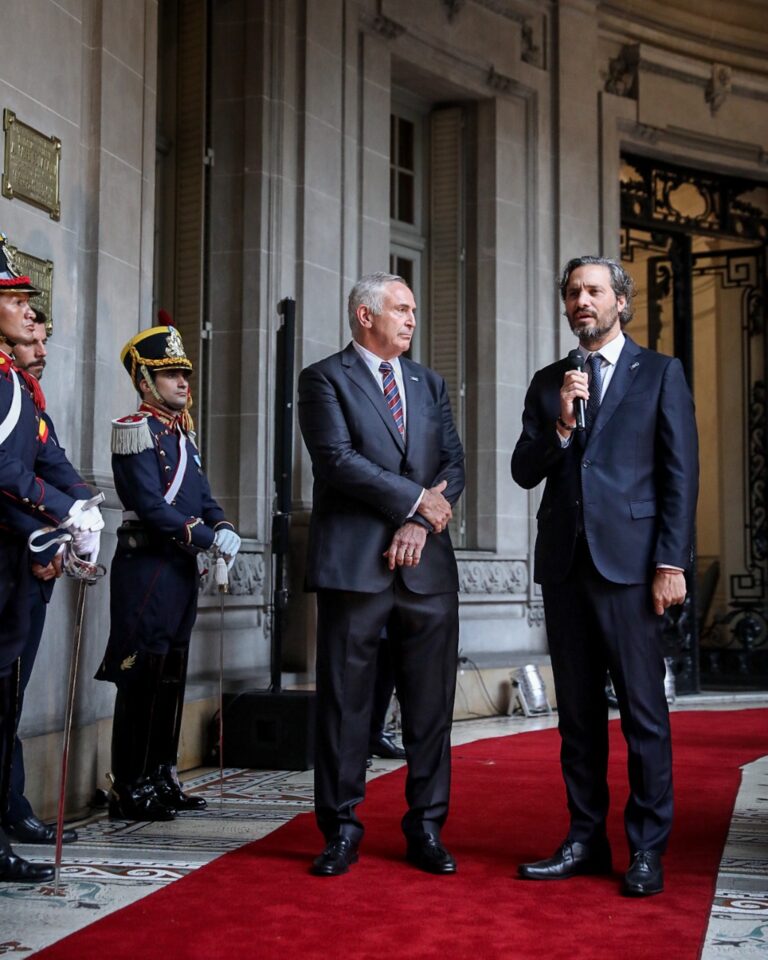 Argentina – Estados Unidos: Cafiero y el embajador Marc Stanley se reunieron por el 200 aniversario de las relaciones bilaterales