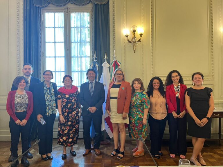 Argentina – México: reuniones bilaterales en materia de género y de derechos humanos, en el Palacio San Martín