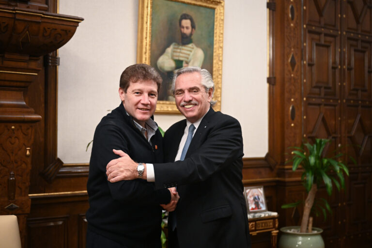El Presidente se reunió con el gobernador reelecto de Tierra del Fuego