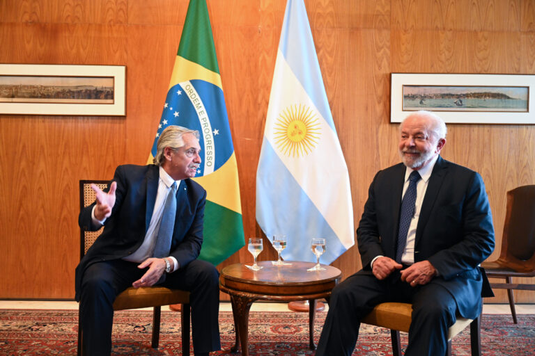 El presidente Alberto Fernández se reunió con su par de Brasil Luis Ignacio Lula da Silva