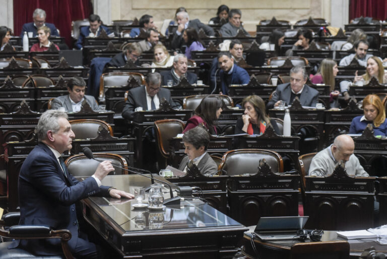 “La generación de empleo es una de las políticas más contundentes de este gobierno”, destacó Rossi en la Cámara de Diputados