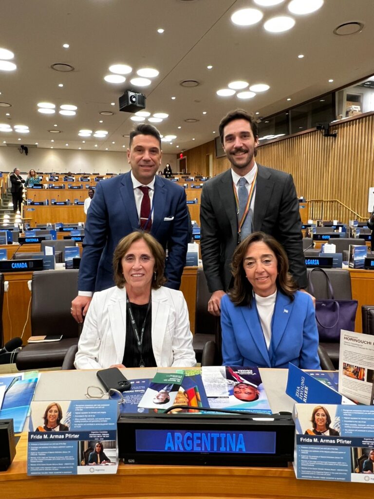 Con amplio apoyo, la jurista argentina Frida Armas Pfirter fue electa como Jueza del Tribunal Internacional del Derecho del Mar