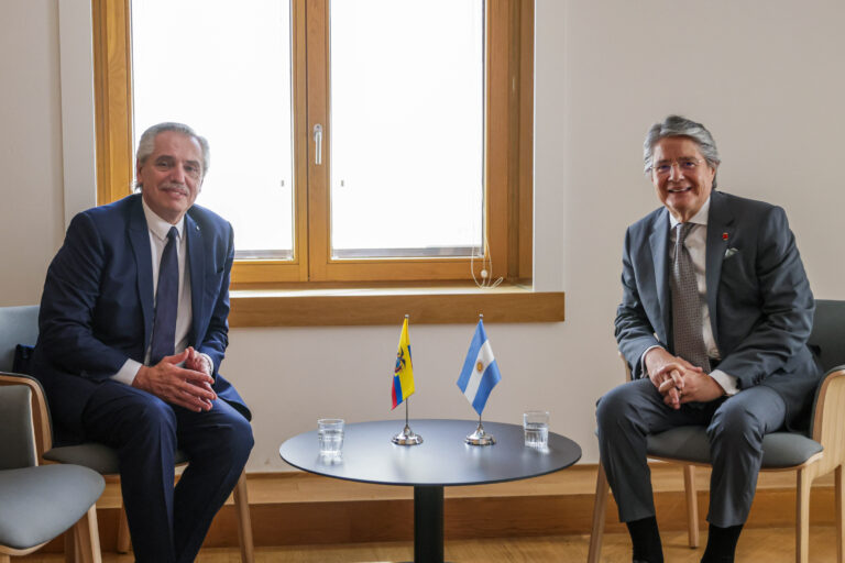 El Presidente se reunió con su par de Ecuador, Guillermo Lasso