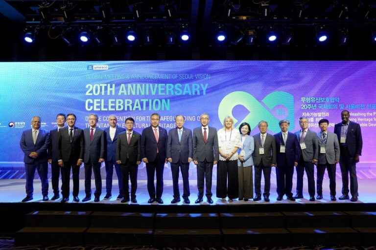 Losardo participó de la apertura del aniversario de la Convención sobre Patrimonio Vivo