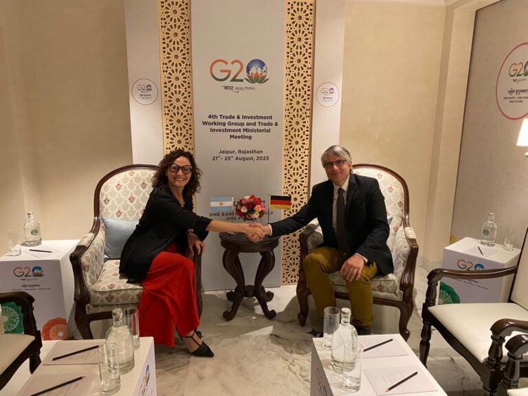 Todesca Bocco avanzó en temas comerciales con representantes de Alemania y Francia