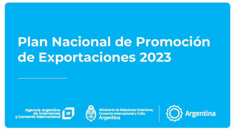 Plan Nacional de Promoción de Exportaciones 2023