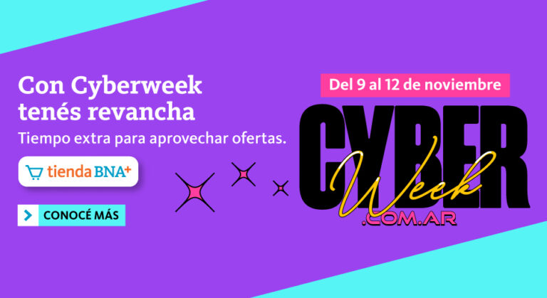 “Tienda BNA+” extiende sus promociones a Cyber Week