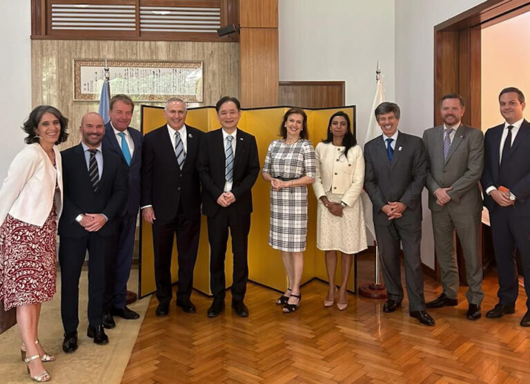 MONDINO DIALOGÓ CON EMBAJADORES DE PAÍSES DEL G7