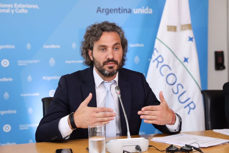 Canciller Cafiero: “Así como está el acuerdo UE- MERCOSUR es negativo y nos obligaría a restringir exportaciones”