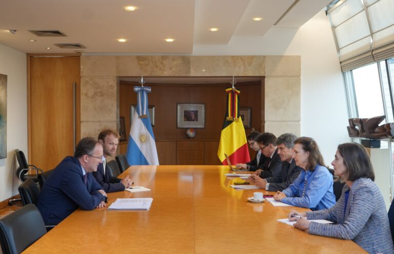 La Canciller Mondino y el Embajador belga se comprometieron a ampliar y profundizar la relación bilateral
