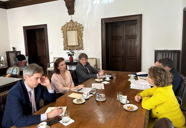 CANCILLER MONDINO EN ROMA: REUNIONES DE TRABAJO CON LOS MÁXIMOS REPRESENTANTES EMPRESARIOS ITALIANOS