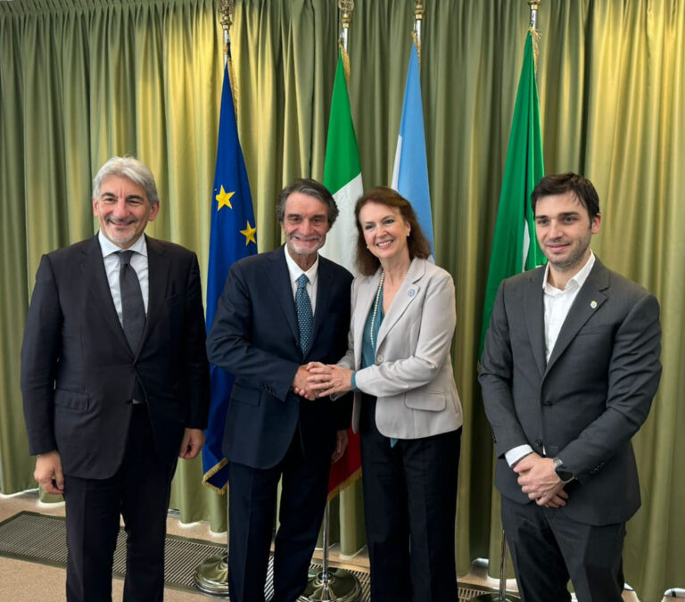 La Canciller Mondino arribó a Italia con una agenda centrada en las inversiones, el sector energético y la integración empresarial