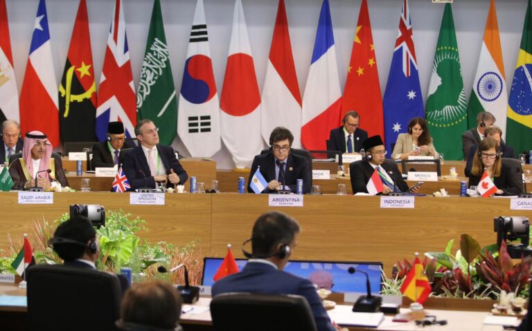 INTERVENCIÓN DEL PRESIDENTE DE LA REPÚBLICA ARGENTINA, JAVIER MILEI, EN LA SESION II DE LA CUMBRE DE LIDERES DEL G20: