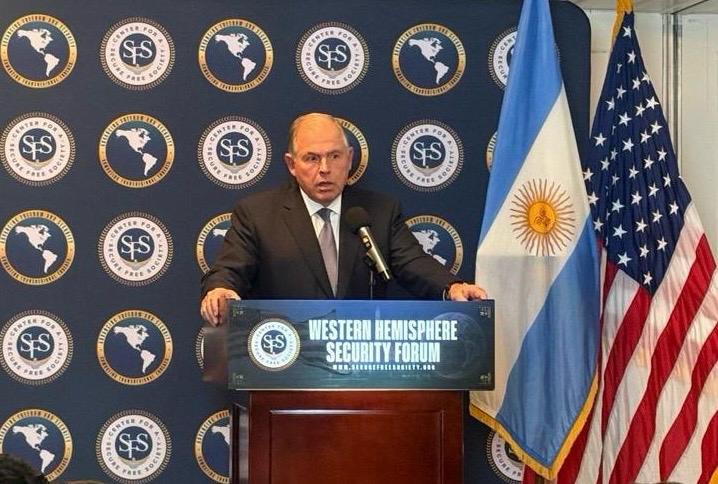 El Canciller Gerardo Werthein destaca la transformación económica, los avances en seguridad y la importancia de los aliados estratégicos de la Argentina en el Western Hemisphere Security Forum